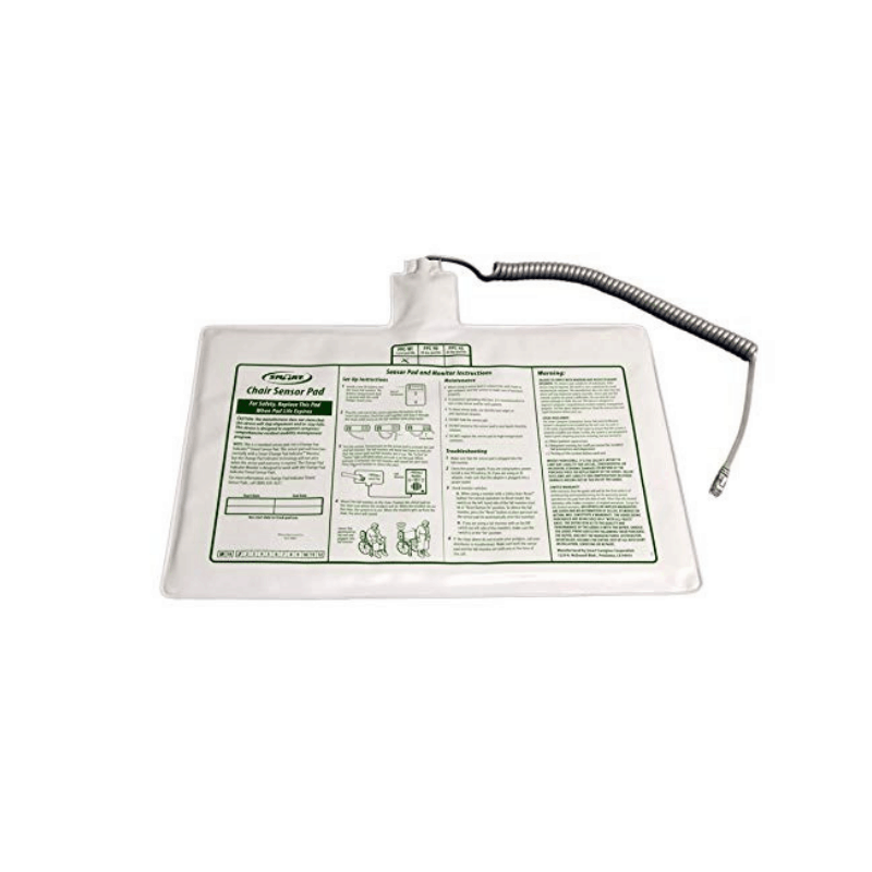 Smart Caregiver Chair Sensor Pad 10"x15" with Straight Cord - Senior.com Fall Prevention